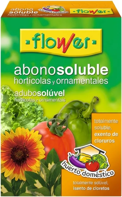Abono Soluble Horticolas y Ornamentales 800gr Flower