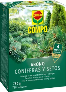 Abono Coniferas y Setos Compo 750 gr