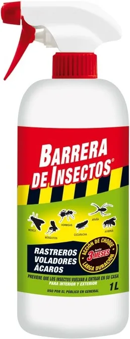 Barrera Insectos Voladores Rastreros y Acaros Compo 1l