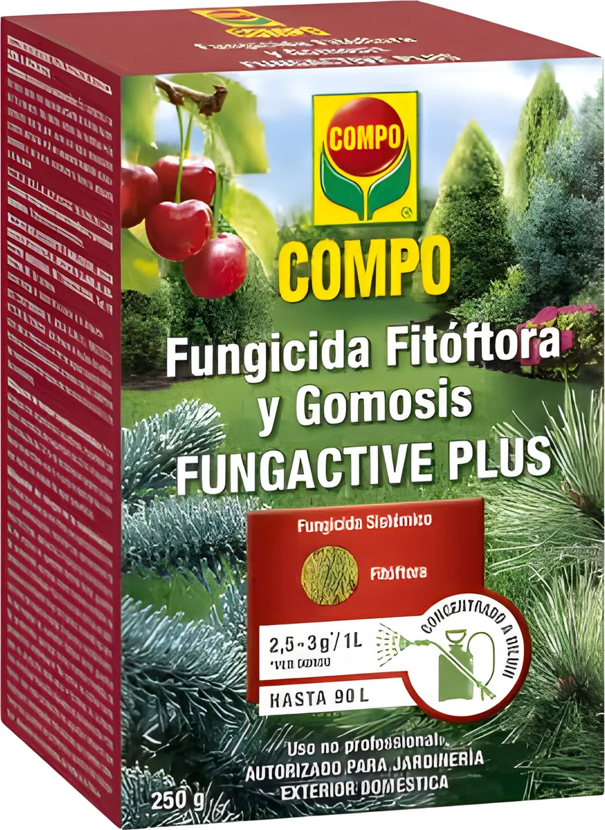 Compo Fungicida Fitoftora y Gomosis Coniferas 250 gr