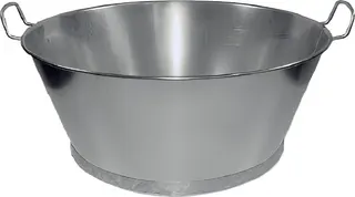 Barreño Conico Galvanizado 12'' 30x14 cm 6 litros