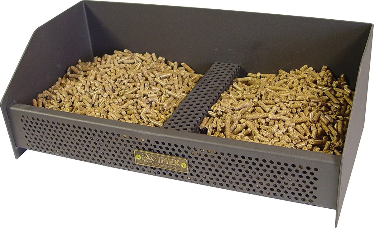 Cesta Metalica Quemador de Pellets 49x25x17 cm — foto 2