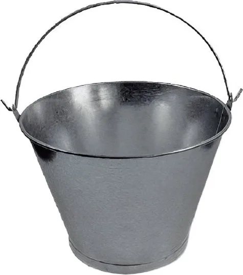 Cubo Conico Galvanizado 11" 27x22 cm — foto 2
