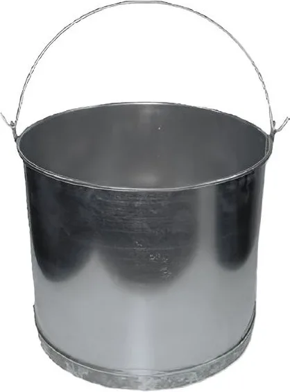 Cubo Recto Galvanizado 14" Ø35x31 cm — foto 2
