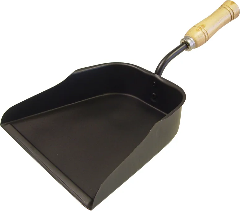 Recogedor Metalico con Mango de Madera 24x23 cm — foto 2