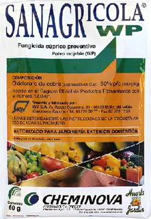Fungicida Cobre Sanagricola Wp60gr