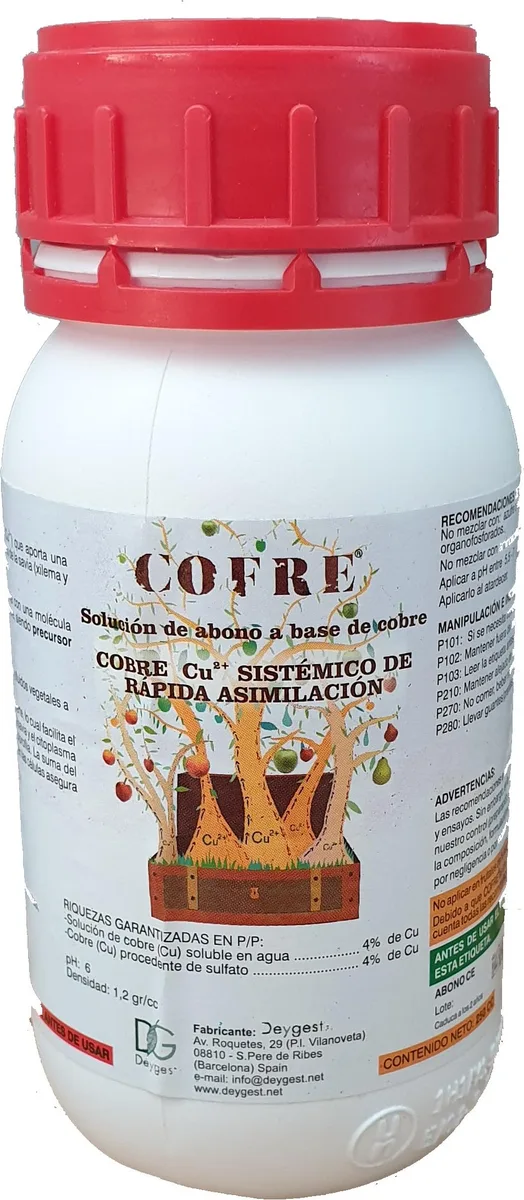 Cobre Liquido Fungicida Cofre 250 ml