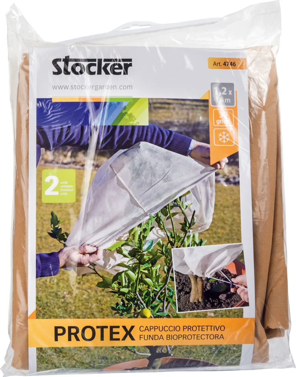 Manta Termica Protector Plantas Beige 1,5x2,4 metros  2 uds