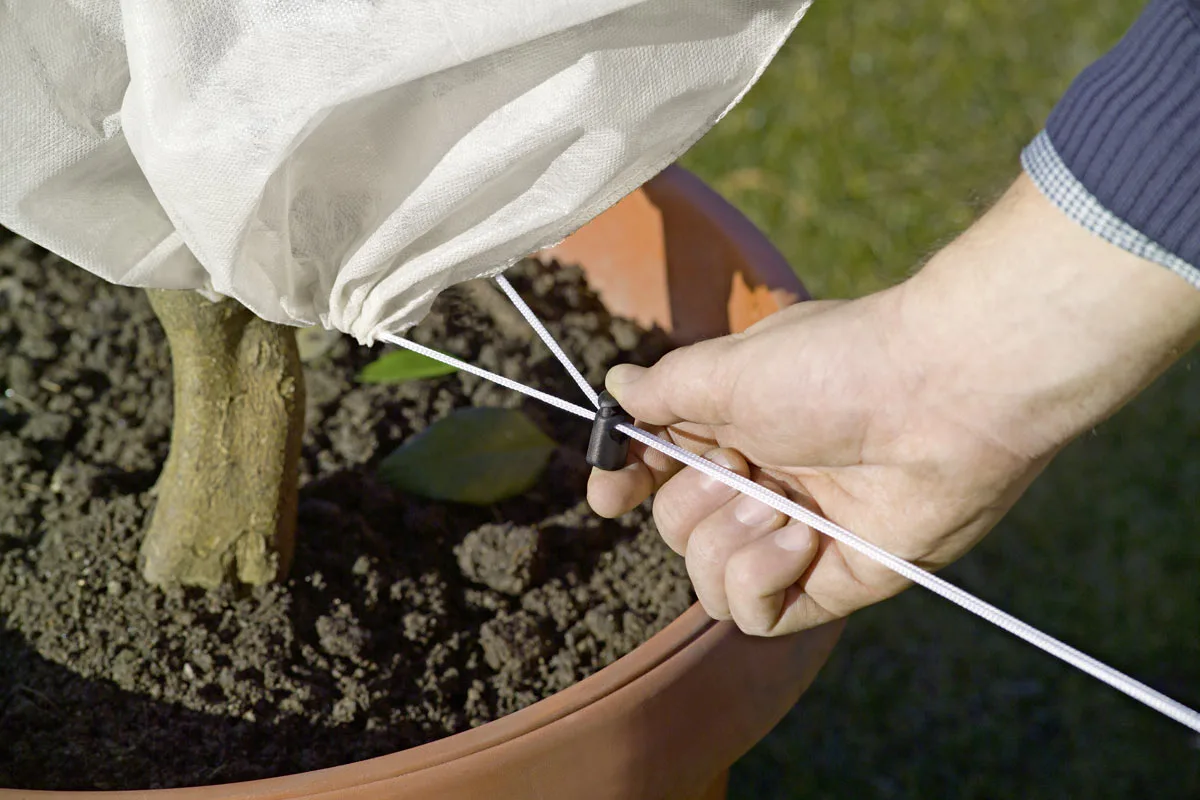 Manta Termica Protector Plantas Beige 1,5x2,4 metros 2 uds — foto 2