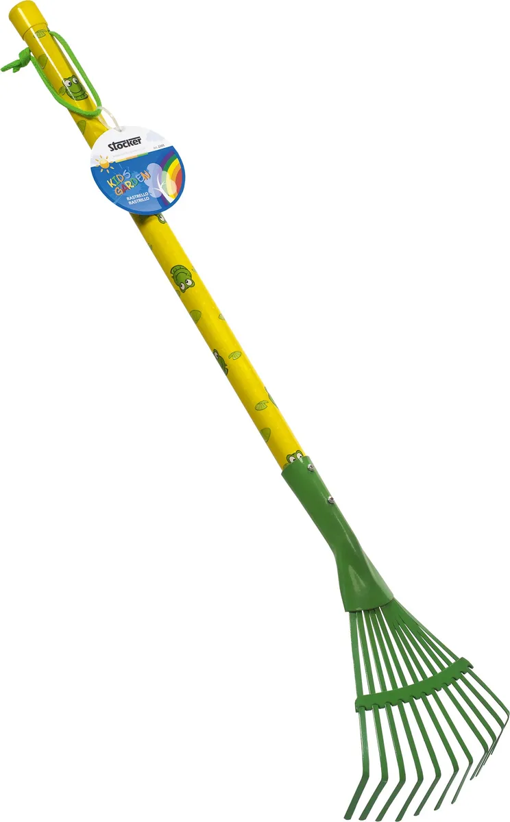Rastrillo Hojas Kids Garden Verde