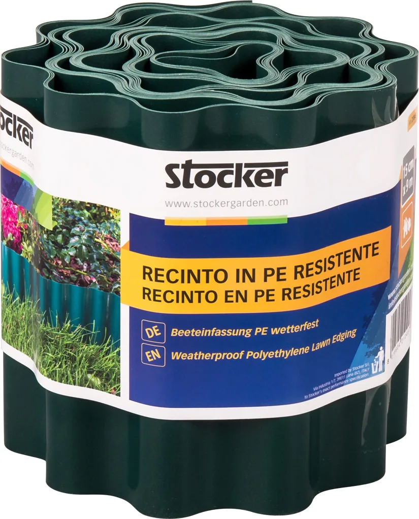 Bordura Plastico Jardin 9 metros 20 cm