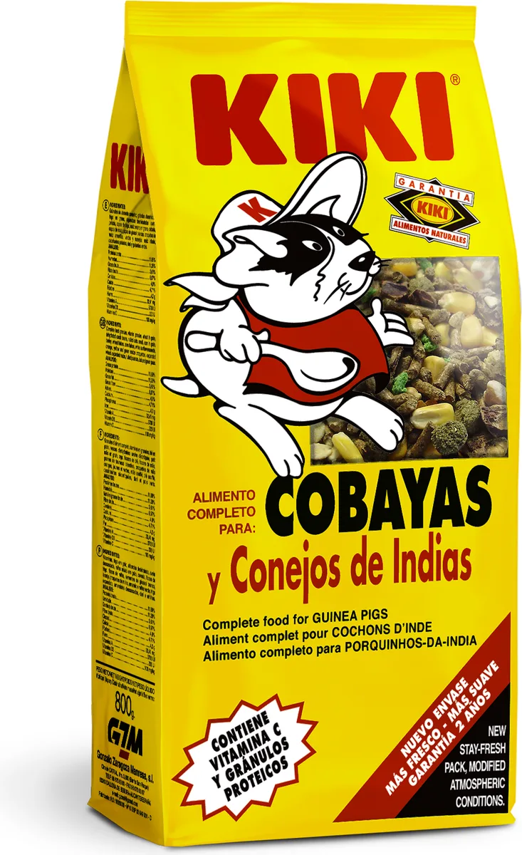 Kiki Cobayas y Conejo Indias 800 gr