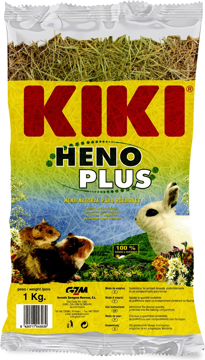 Kiki Heno Plus para Roedores 1 kg