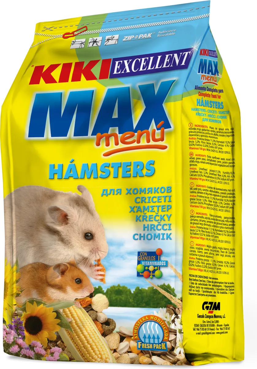 Kiki Max Menu Hamsters 1 kg
