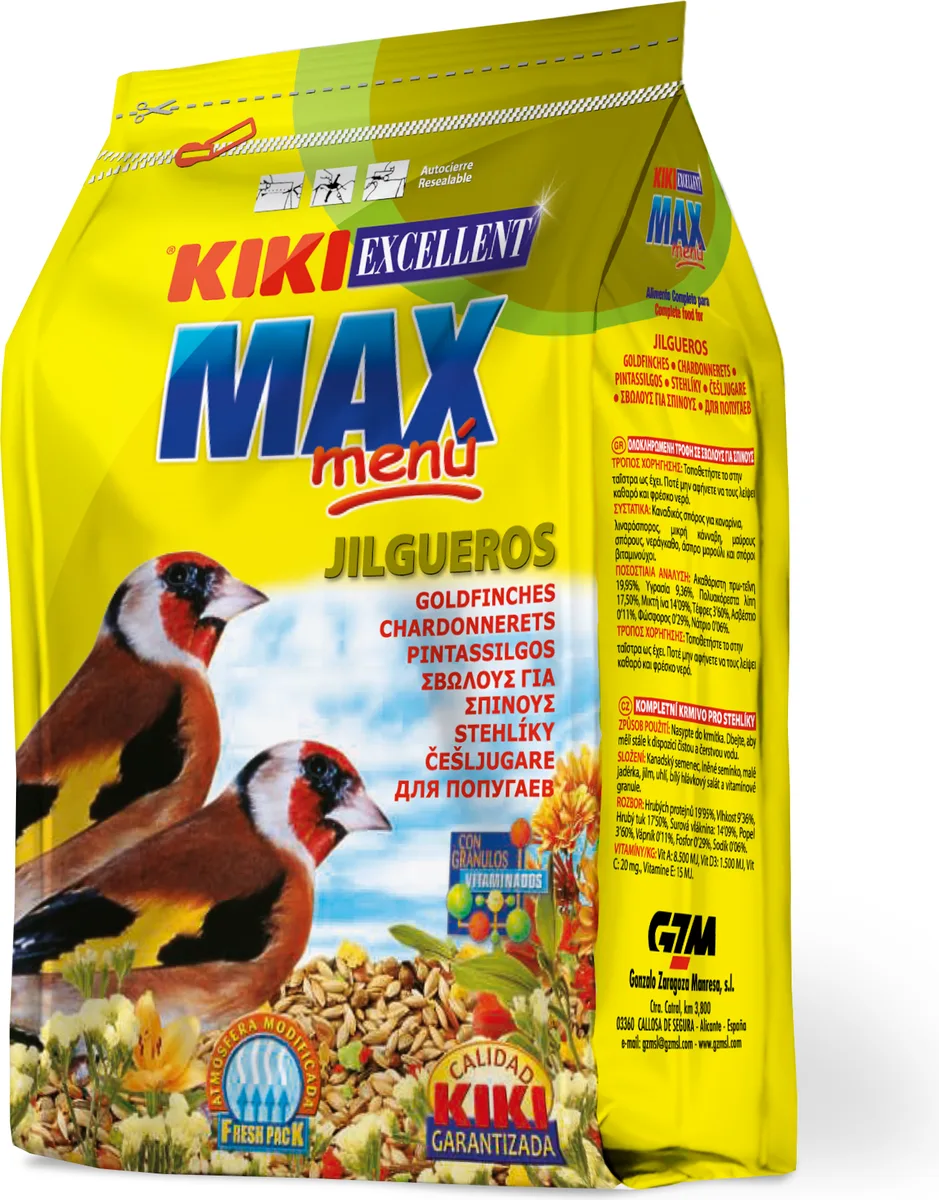 Kiki Max Menu Jilgueros 500gr