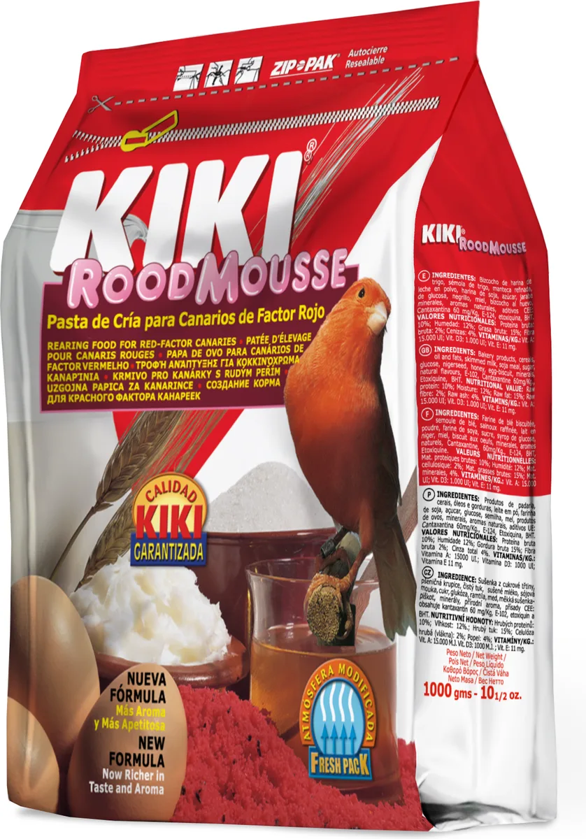 Kiki Pasta de Cria y Mantenimiento Roja 1 kg