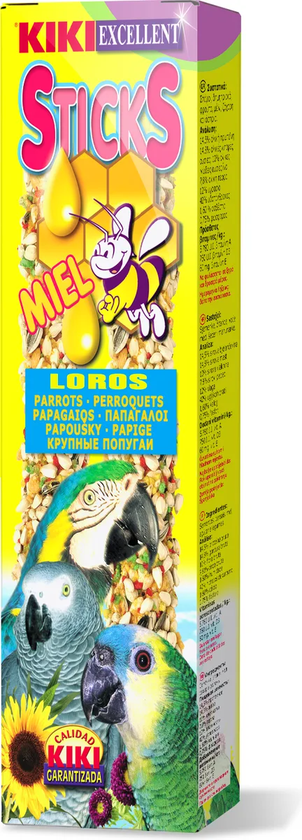 Kiki Barritas Miel Loros 2 Unidades