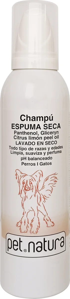 Champu Lavado en Seco Mascotas 200 ml