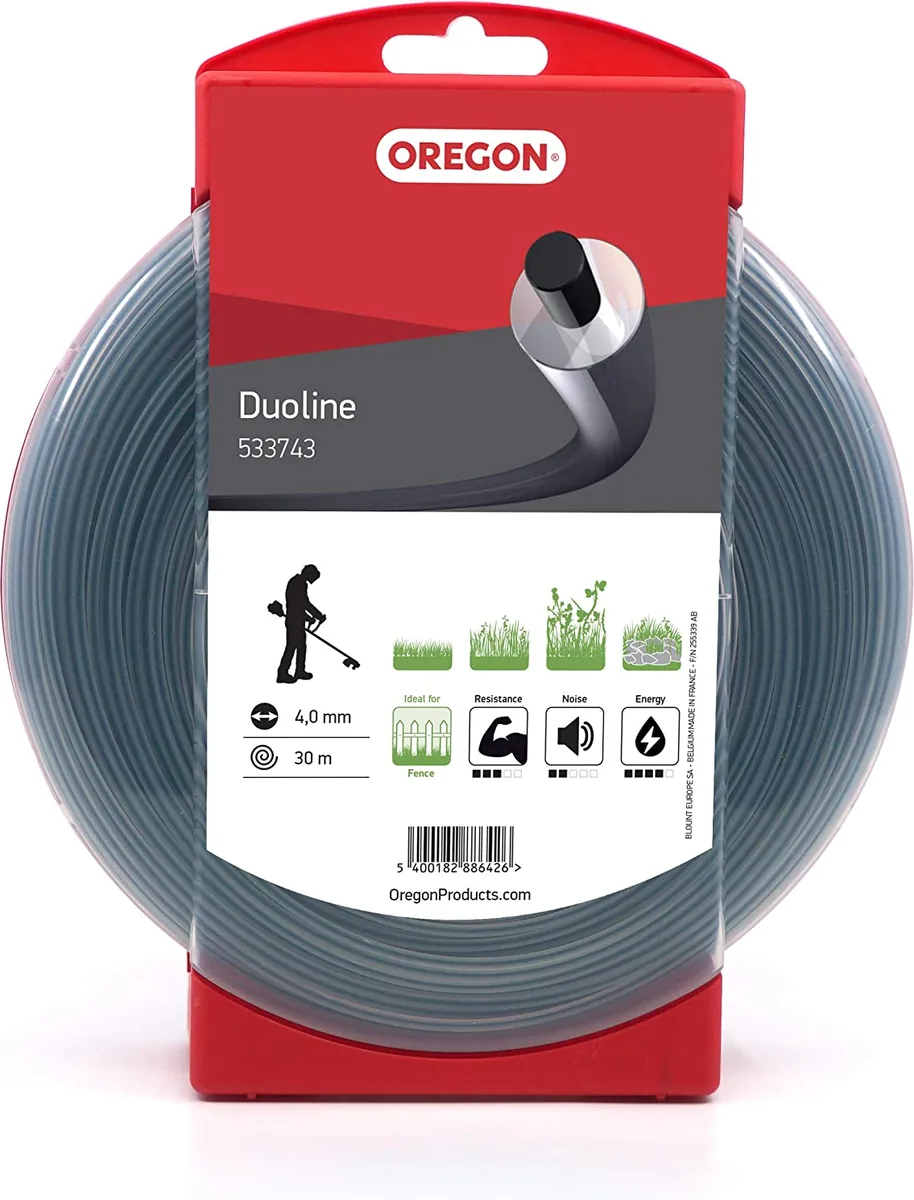 Hilo Nylon Desbrozadora Duoline 4.0 mm 30 Metros