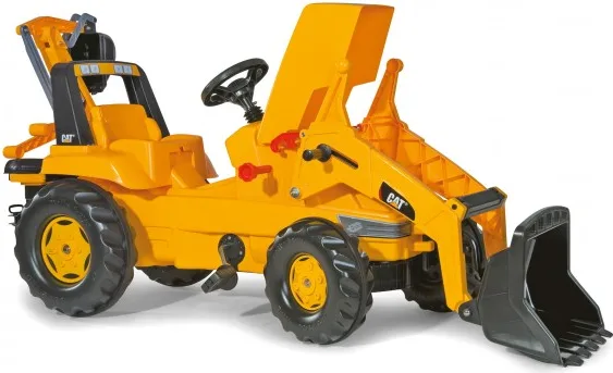 Tractor Cat con Bulldozer y Excavadora Rolly Toys Juguete — foto 3
