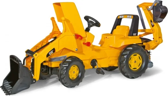 Tractor Cat con Bulldozer y Excavadora Rolly Toys Juguete — foto 2