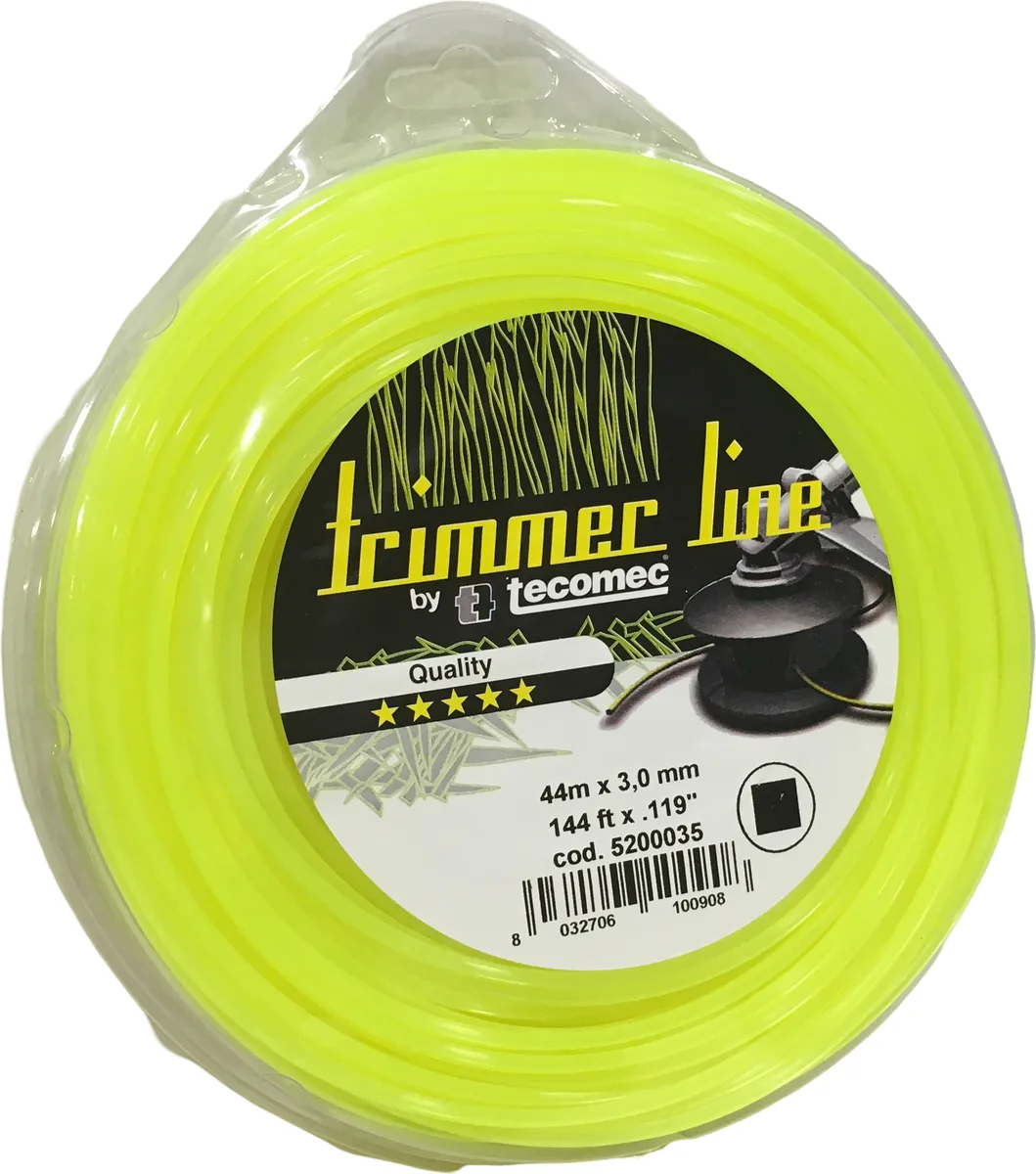 Hilo Desbrozadora Cuadrado Trimmer 3.3mm 36 m