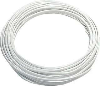 Alambre Plastificado Blanco 10 Metros