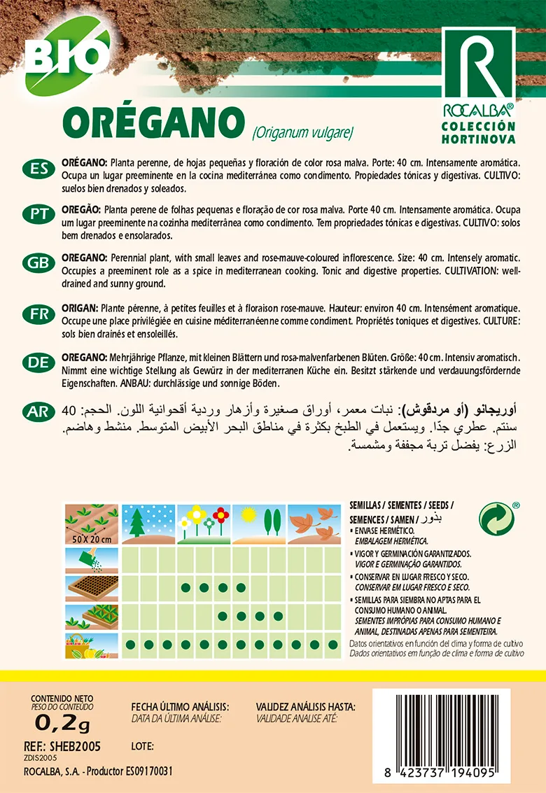 Semilla Ecologica Oregano — foto 2