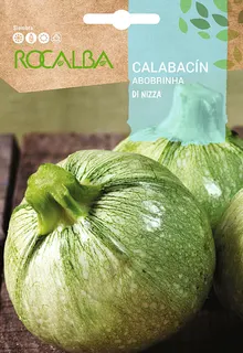 Semilla Calabacin Redondo de Niza