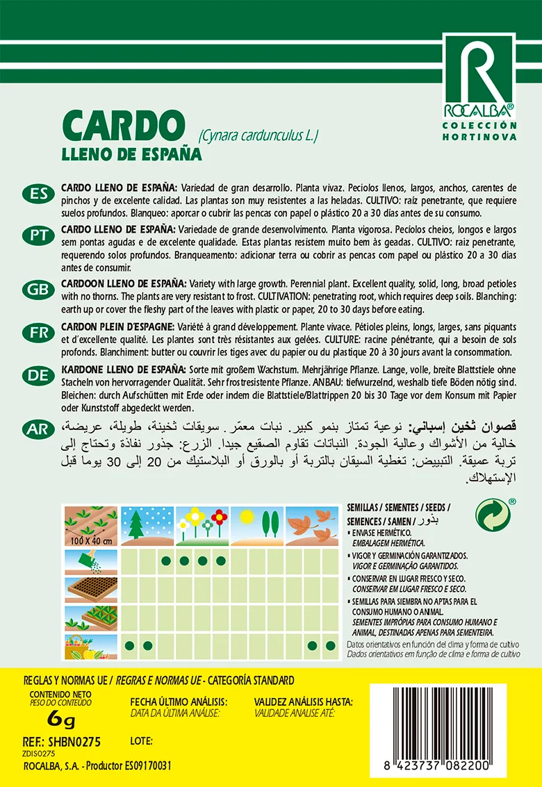 Semilla Cardo Lleno de España — foto 2