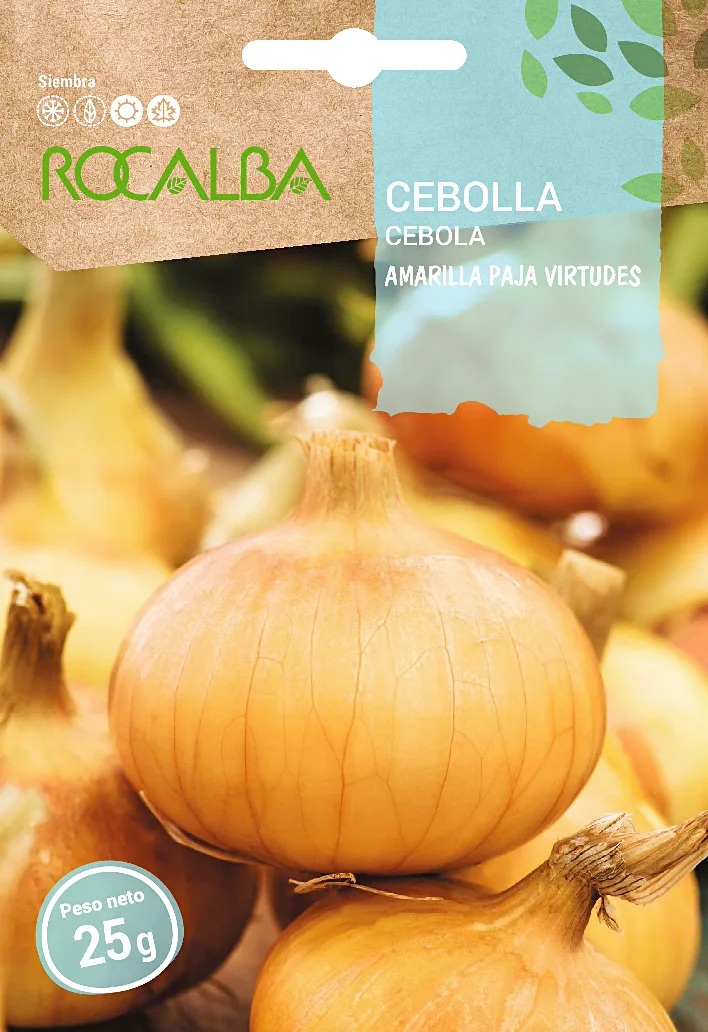 Semilla Cebolla Amarilla Paja de Las Virtudes 25 gr