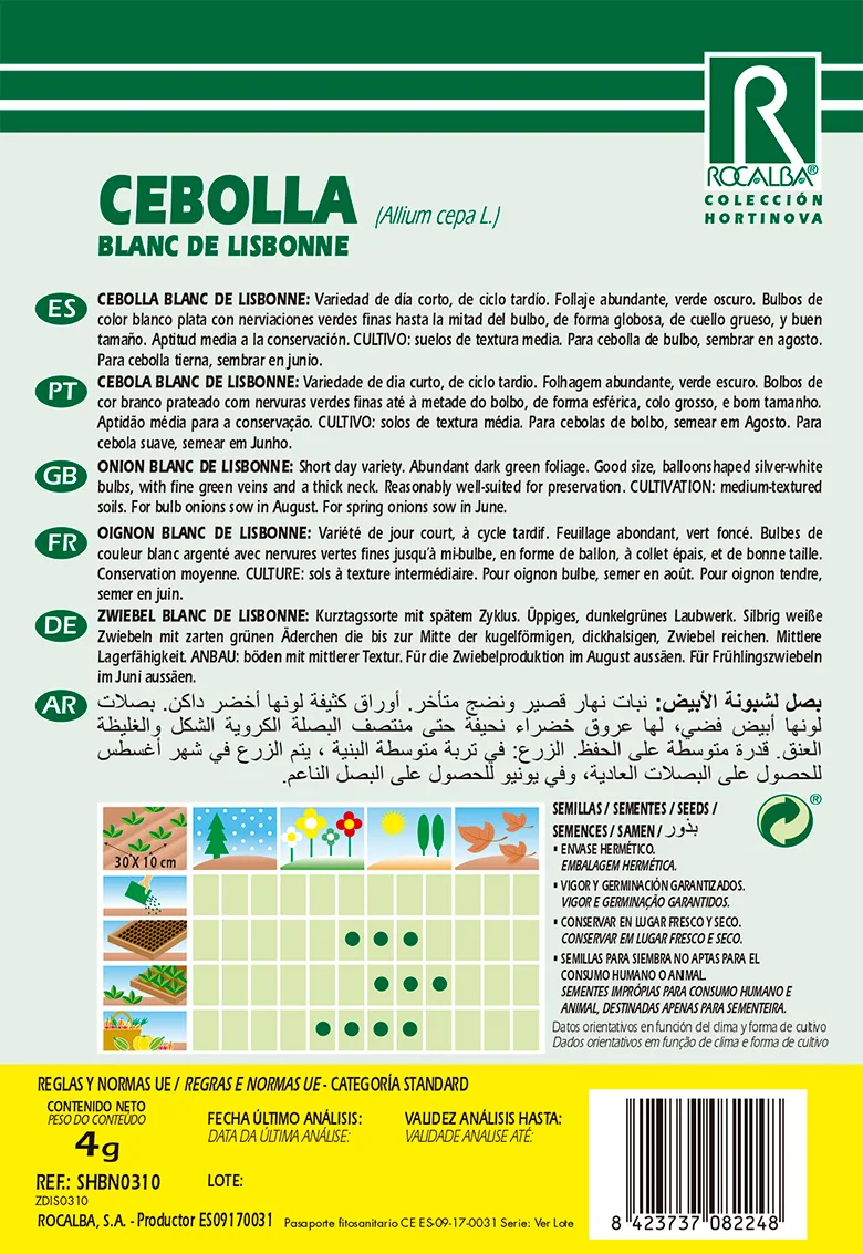 Semilla Cebolla blanca de Lisbone — foto 2