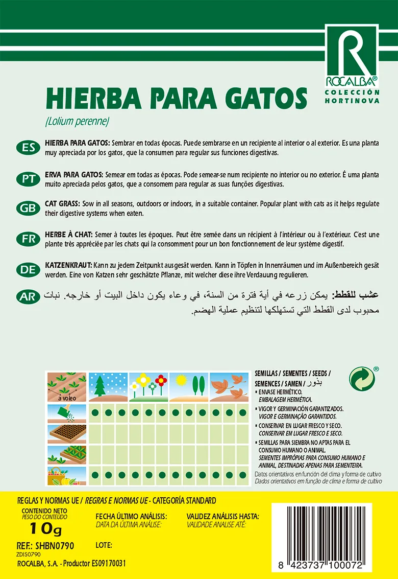 Semilla Hierba para Gatos — foto 2