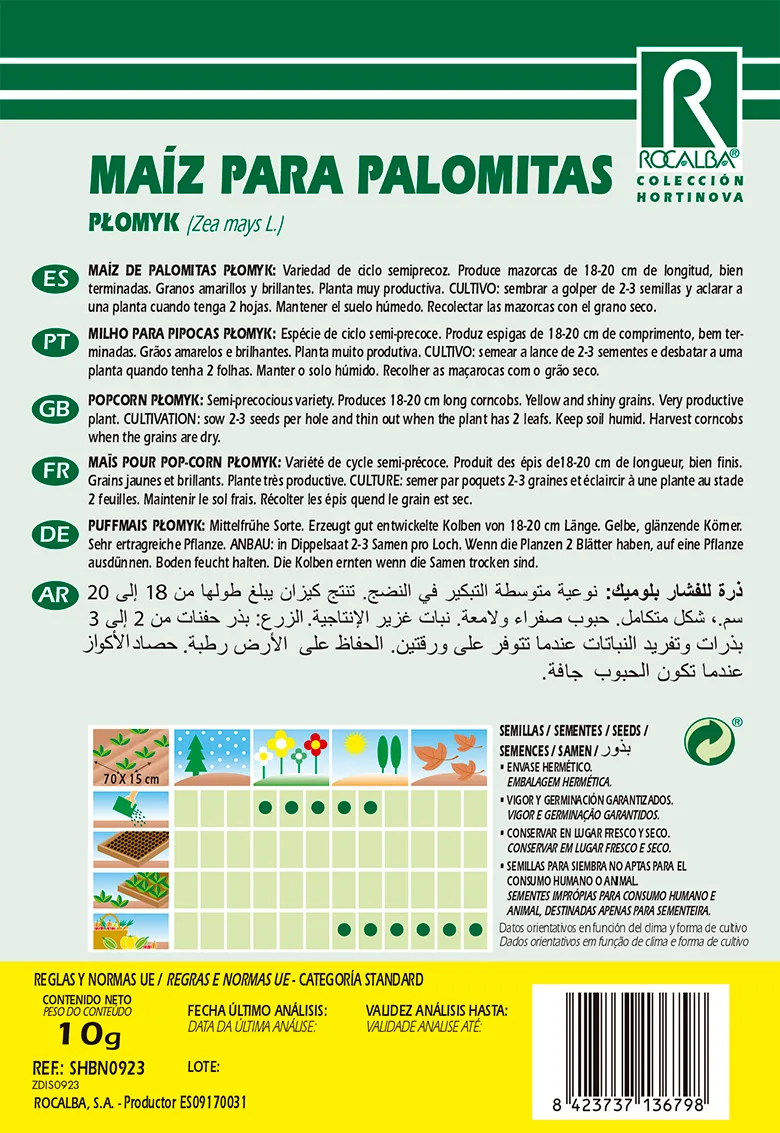 Semilla Maiz para Palomitas Plomyk — foto 2