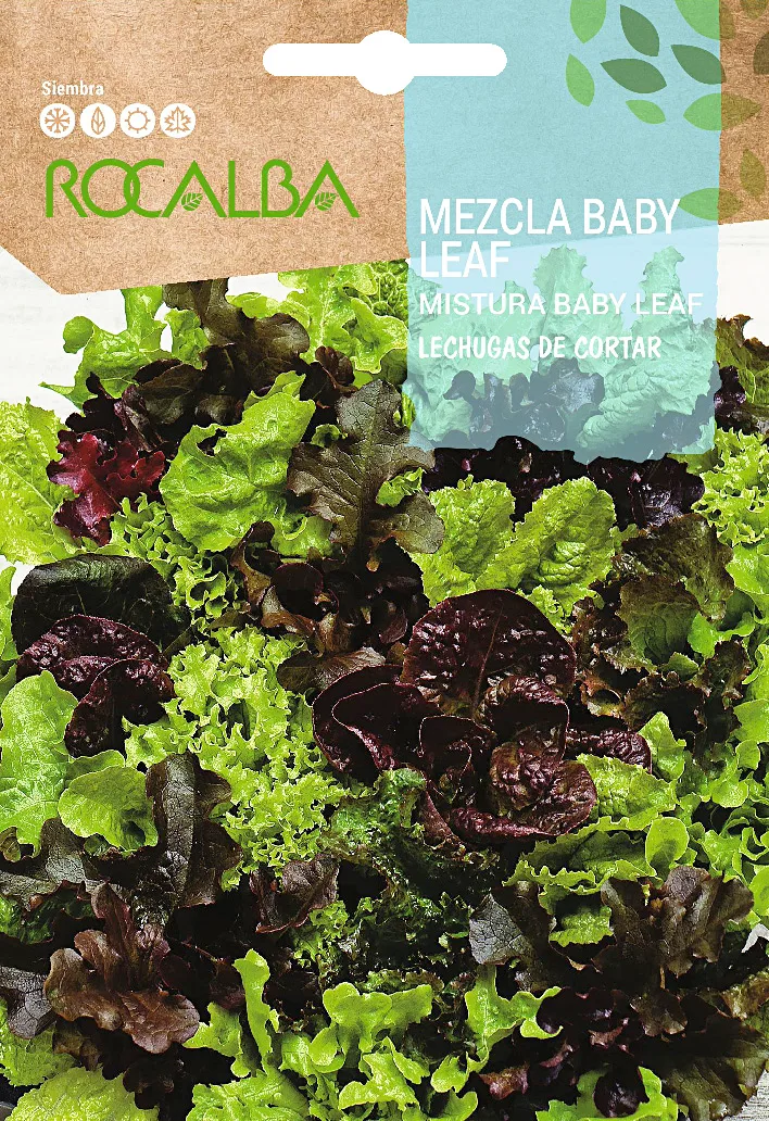 Semilla Mezcla Baby Leaf -lechugas de Cortar