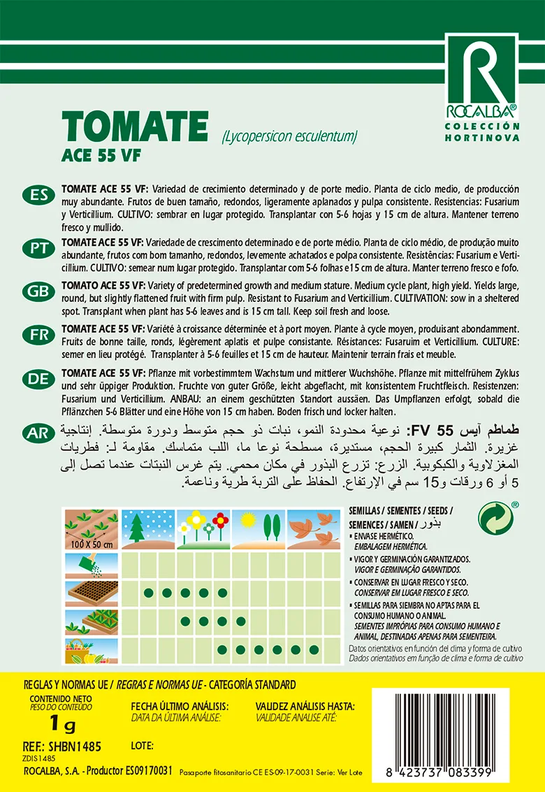 Semilla Tomate Ace 55 Vf — foto 2