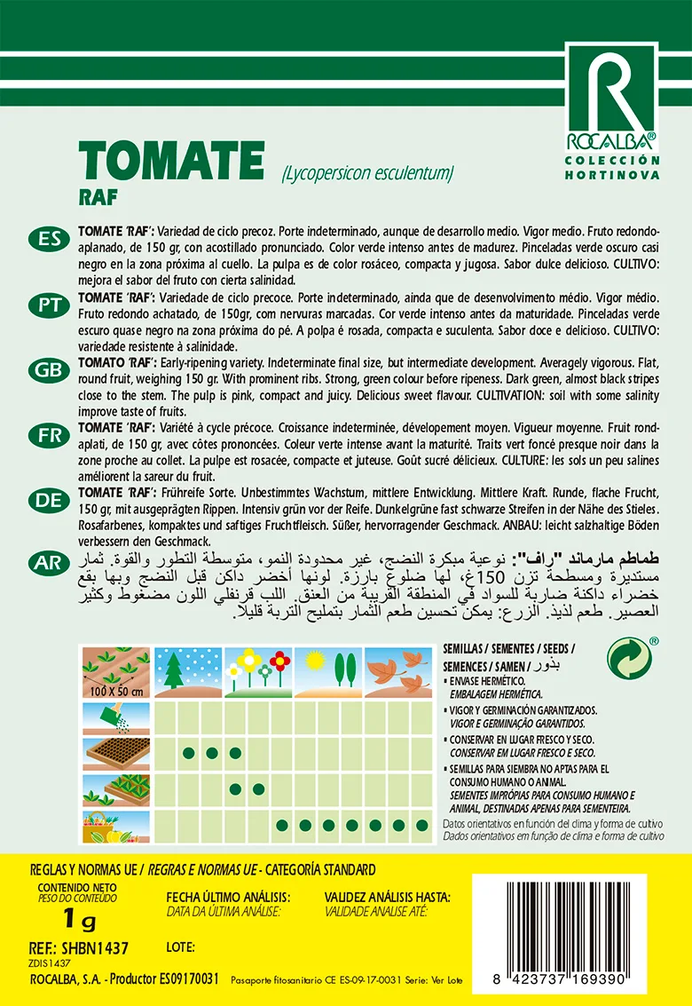 Semilla Tomate Raf — foto 2