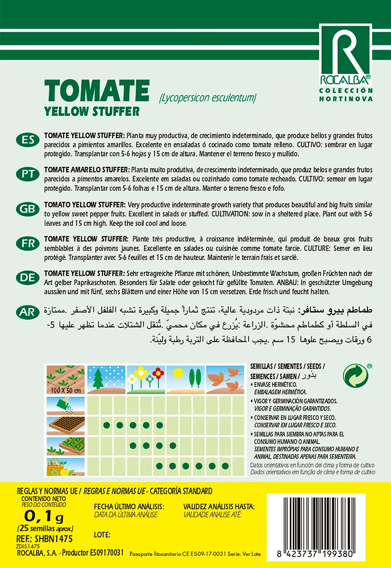 Semilla Tomate Yellow Stuffer — foto 2