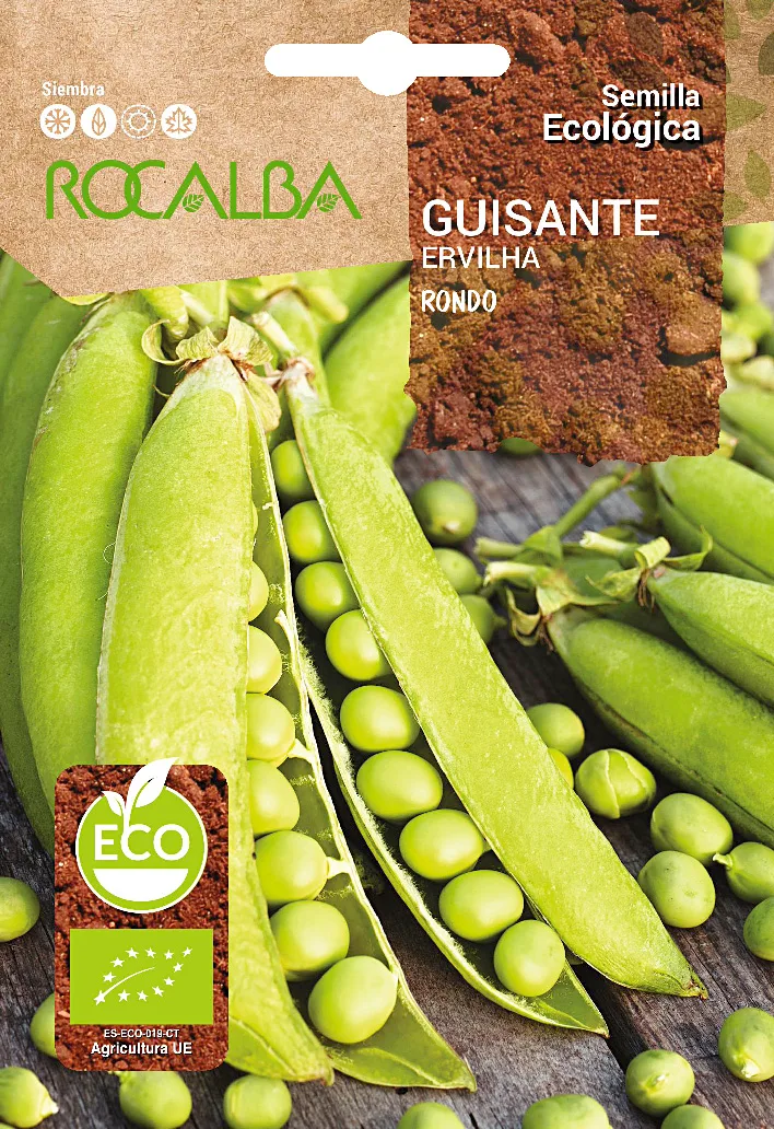 Semilla Ecologica Guisante Rondo