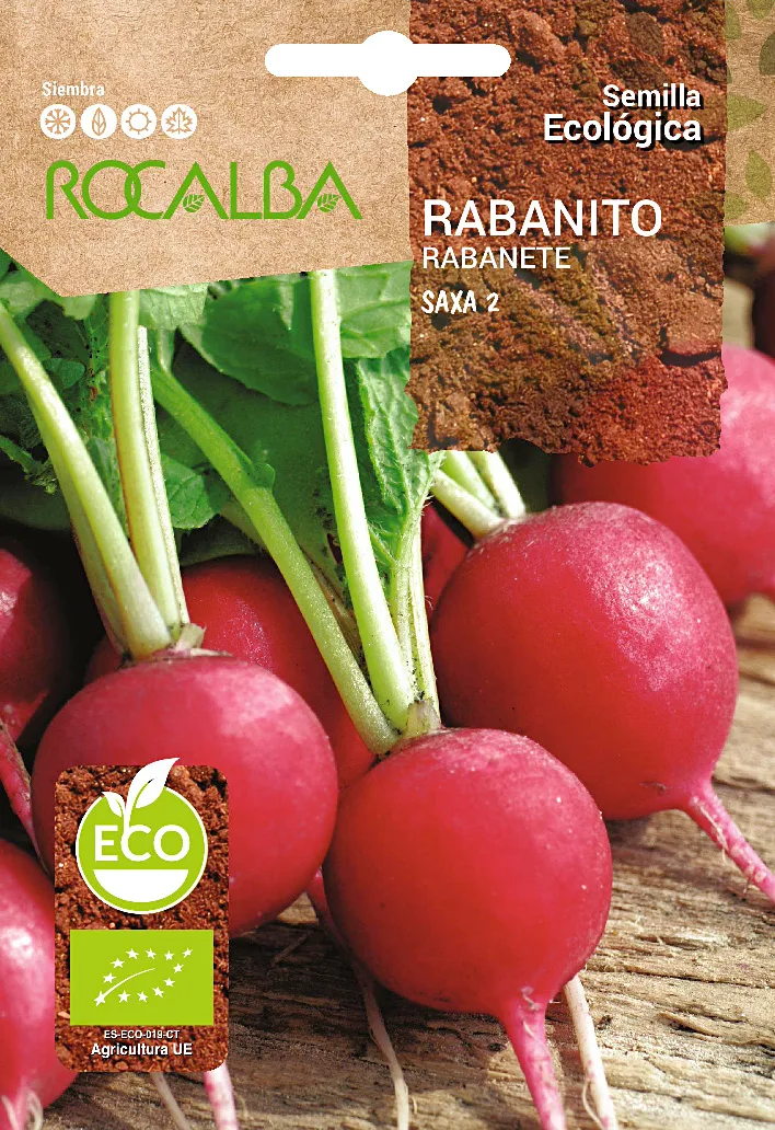 Semilla Ecologica Rabanito Saxa 2