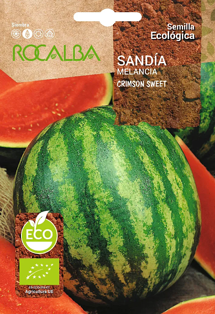 Semilla Ecologica Sandia Crimson Sweet