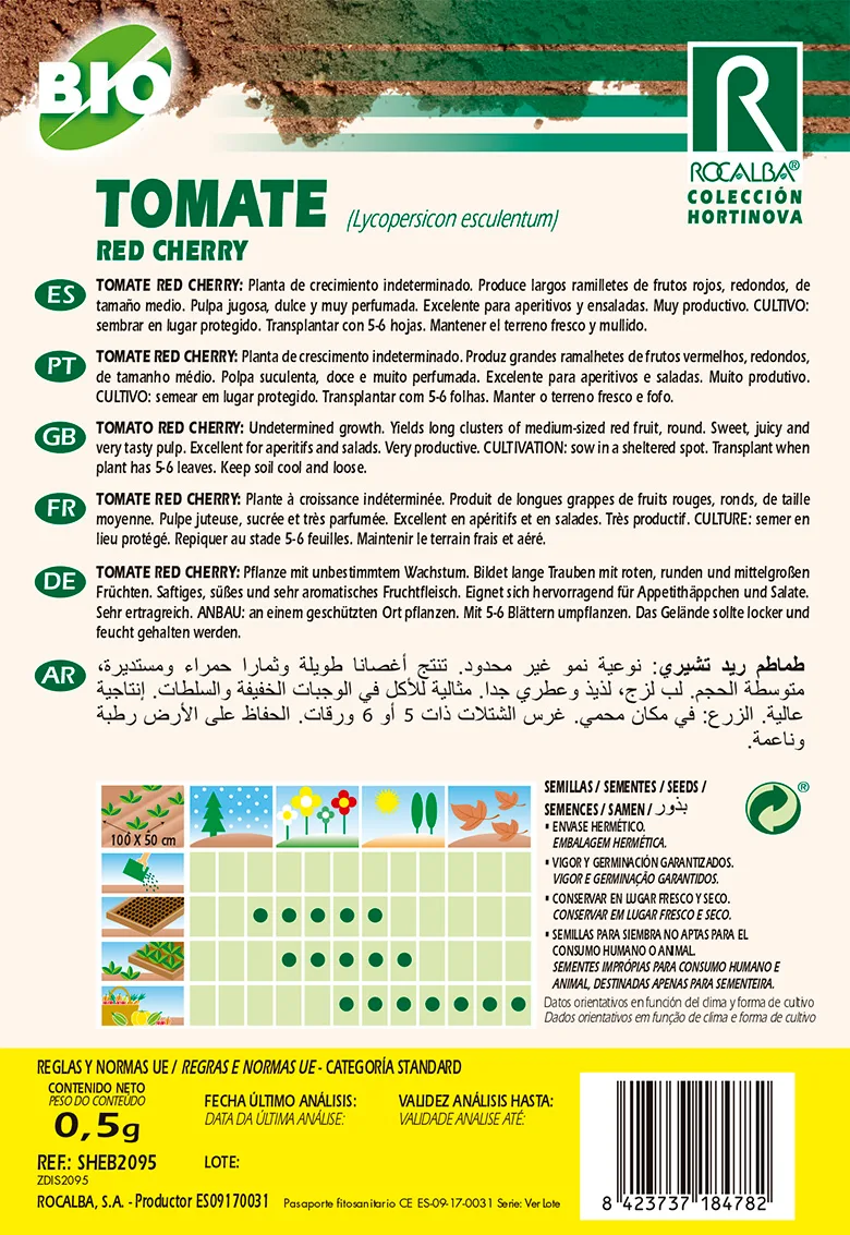 Semilla Ecologica Tomate Red Cherry — foto 2