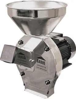 Molino Cereal y Aceituna Electrico Cromado 1.5cv