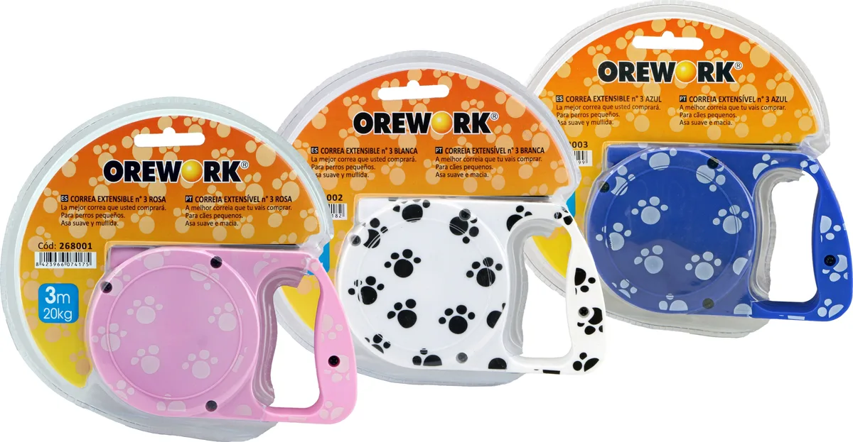 Correa Ext Orework nº 3 blanca 3m  20kg