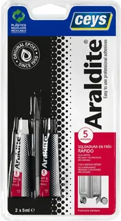 Adhesivo CEYS Araldite Rapido 5 + 5 ml