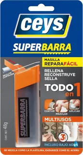 Masilla Reparadora Epoxi Multi Superbarra 48gr Ceys