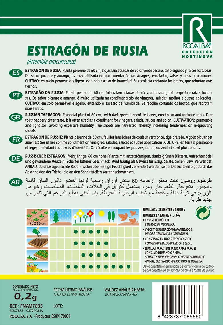 Semilla Estregon de Rusia — foto 2