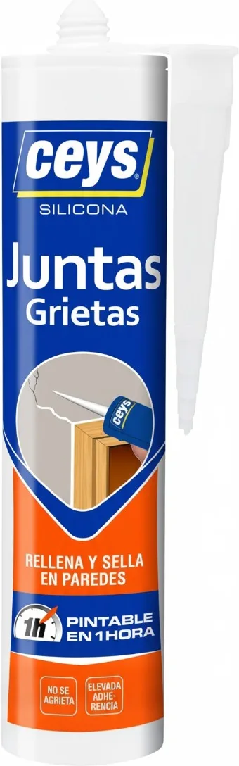Ceys Silicona Juntas Grietas Gris Cartucho 280 ml