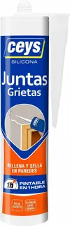 Ceys Silicona Juntas Grietas Gris Cartucho 280 ml
