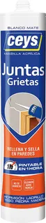 Masilla Acrilica Sella Ceys Juntas y Grietas Blanco Cartucho 280ML